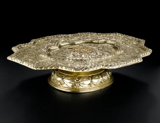 Silver-gilt salver of shaped outline, from the Lennoxlove toilet service, owned by Frances Teresa Stewart, Duchess of Richmond and Lennox: French, Paris, 1666 - 1667