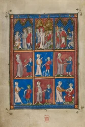 The Chirurgia Various biblical and medical scenes