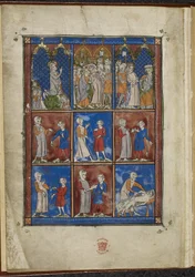 Nine miniatures showing biblical and medical scenes, Chirurgia