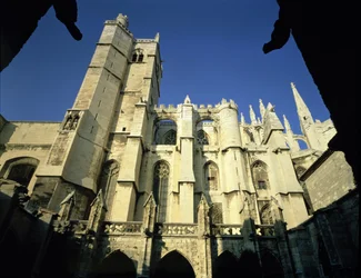 St. Just Cathedral from the south, begun 1272