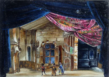 Stage Design for Act II of La Juive