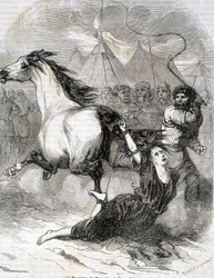 Supplice de Brunehaut (or Brunehilde) (613) - in 