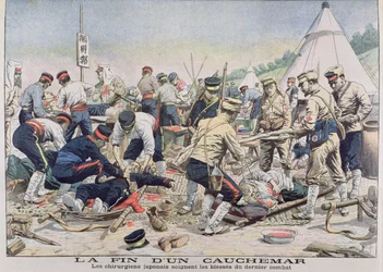 Surgeons from the Japanese Red Cross, from Le Petit Journal, 1905