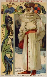 Swiss Bourgeois Costume, 14th Century