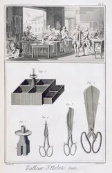 Tailor, from the Encyclopedie des Sciences et Metiers by Denis Diderot published c.1770