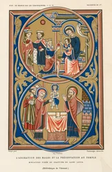 The Adoration of the Magi and Presentation at the Temple