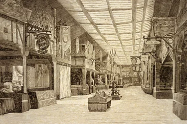 The Bazar de la Charité in Paris before the fire on May 4, 1897