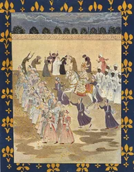The Cortege of Aladdin, illustration for Aladdin, from The Arabian Nights, 1895