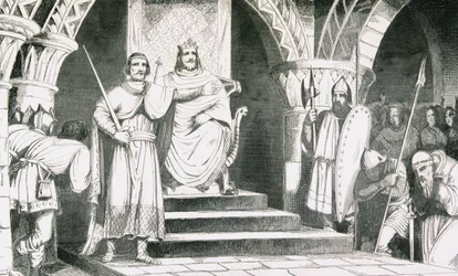 The Crowning of Chilperic II, from 