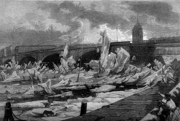 The Debacle (Frost) of the Neva River at St. Petersburg