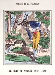 The Deer Seeing Himself in the Water, from 