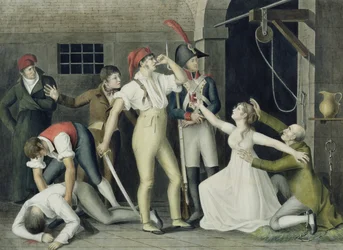 The Filial and Heroic Devotion of Mademoiselle de Sombreuil in September 1792