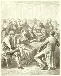 The Girondins at the Home of Madame Roland