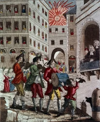 The Joy of the French People, celebrating the King and the Recall of Parliament, September 1788