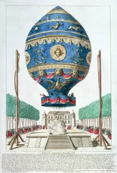 The Montgolfier Brothers Balloon Experiment at the Chateau de la Muette, 21st November, 1783