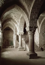 The Old Almonry, Interior View of the Abbey
