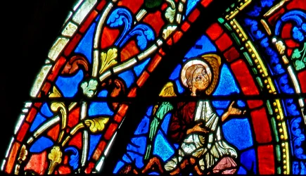 The Prodigal Son window: an angel