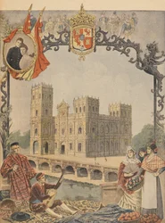 The Spanish Pavilion at the Universal Exhibition of 1900, Paris, Illustration from Le Petit Journal, 4th March 1900