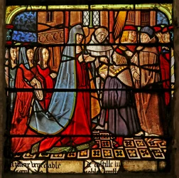 The St Louis Window: Scene from His Youth
