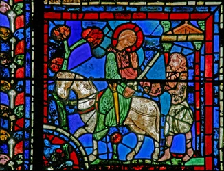 The St Martin Window: The Saint Divides Cloak