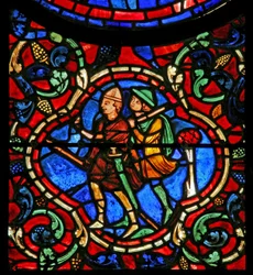 The St Martin window: two brigands