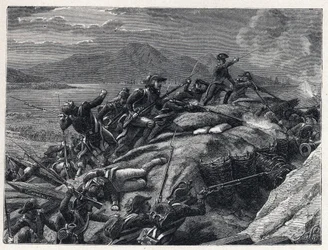 The Terror during the French Revolution: the siege of Toulon from September to December 1793 by the troops of Captain Napoleon Bonaparte against the city allied to the English forces