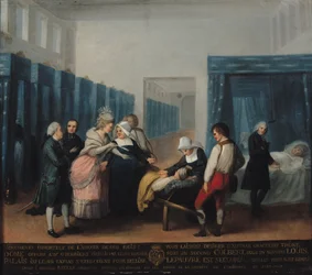 The Visit of Monsieur and Madame Necker to the Hopital de la Charite