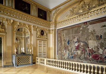 The bedchamber of Louis XIV (1638-1715)