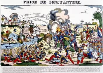 The capture of Constantine in 1837 (image of Epinal, late 19th century)
