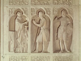 The communion of a knight (detail)