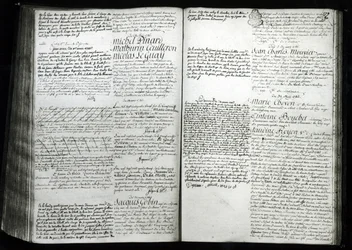 The entering on the prison register of Jeanne de Valois-Saint-Remy, Countess de La Motte (1756-91)