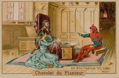 The fool and Charles VI, King of France