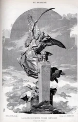 The glory crown Pierre Corneille - drawing by Merwart for 