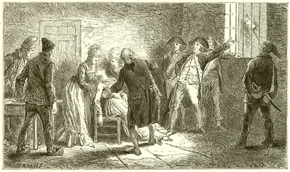 The Head of the Princess of Lamballe Shown to the Queen