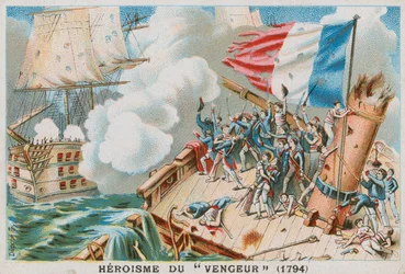 The Heroism of the French Warship Vengeur du Peuple, 1794