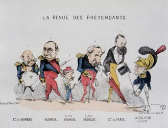 The magazine of the pretenders - the Count of Chambord (Henri Charles Ferdinand Marie Dieudonne d