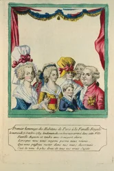 The People of Paris Pay Their First Tribute to the Royal Family, Wednesday 7 October