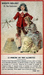 The problem of three matches: children