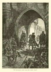 The Procession Went Over the Gates