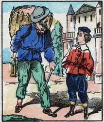 The rag. Engraving in 