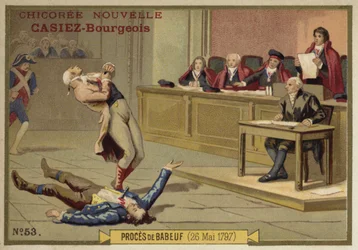 The trial of Gracchus Babeuf, Paris, 26 May 1797