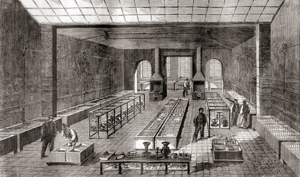 The Workshop Containing the Chemical Baths in Charles Christofle