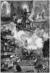 Theatrical representation: Jeanne d