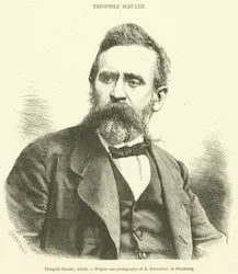 Theophile Schuler, Artist (engraving)