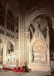 Tomb of Dagobert I (605-39) King of the Franks, restored by Adolphe Victor Geoffrey-Dechaume (1816-92) in 1862