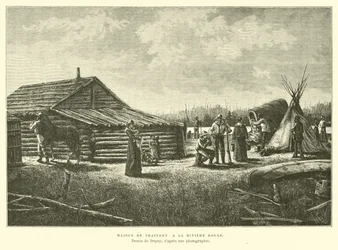 Trading Post on the Red River, Canada