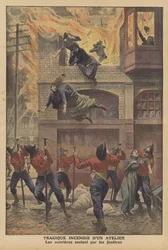 Tragic fire in a workshop in Newark, New Jersey