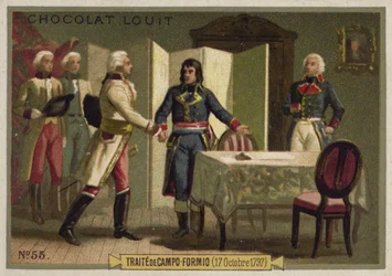 Treaty of Campo Formio, Italy, 17 October 1797