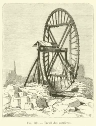 Quarry Winch (engraving)