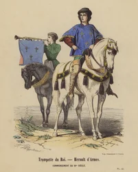 Trumpeter of the King, Herald of Arms, Early 15th Century